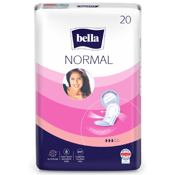 bella Maxi Damenbinden Normal ohne Flügel 20 Stück