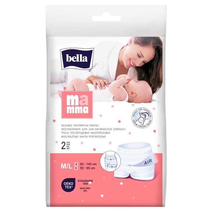 bella Mamma Wöchnerinnen Slip M/L 80-120 cm 2 Stück 