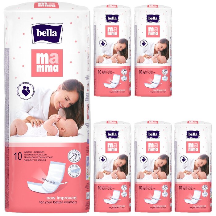 bella Mamma Vlieswindeln 34x12 cm 10 Stück 6er Pack