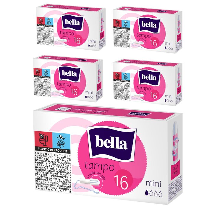 bella Tampo Tampons Mini 16 Stück im 5er Pack