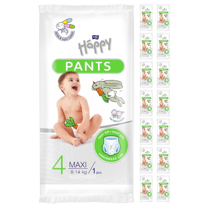 bella baby Happy Pants Gr.4 Maxi 8-14 kg 1 Stück 15er Pack