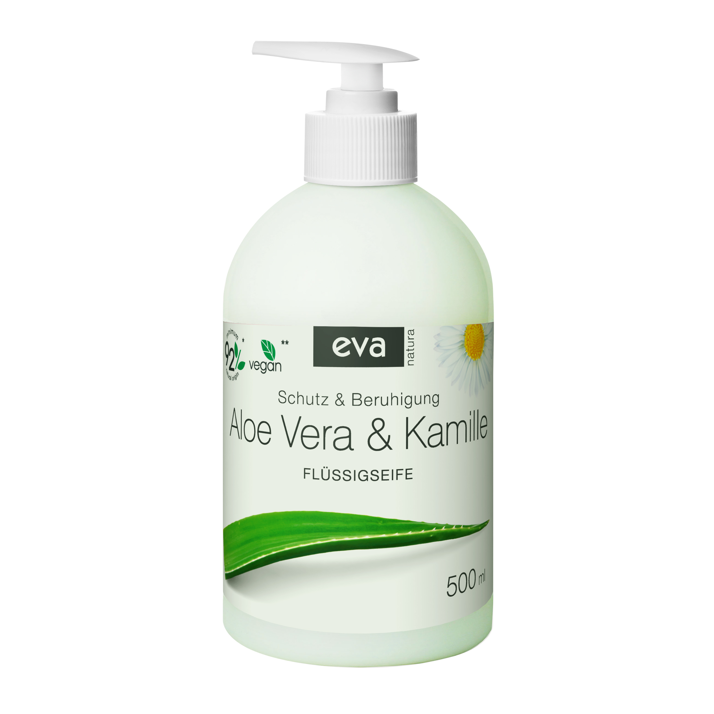 Eva Natura cremige Flüssigseife Aloe Vera und Kamille 500 ml