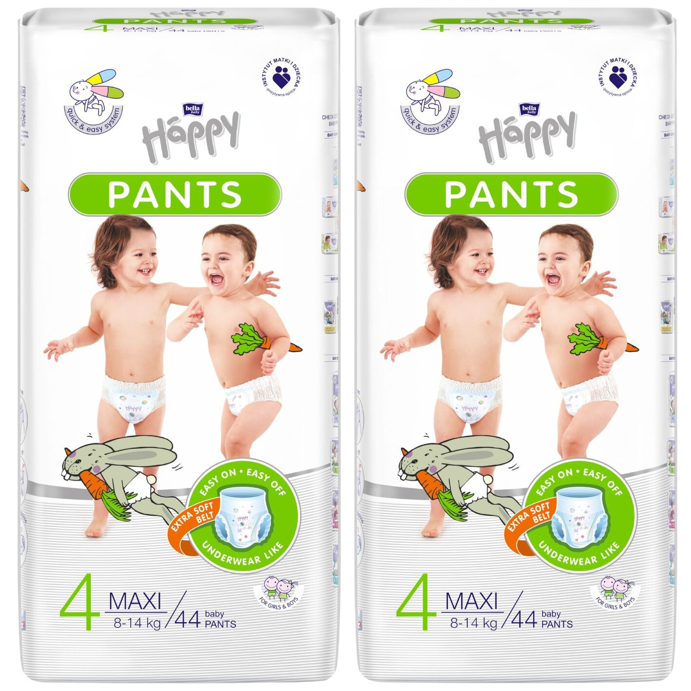 bella baby Happy Pants Größe 4 Maxi 8-14 kg 2x44 Stück