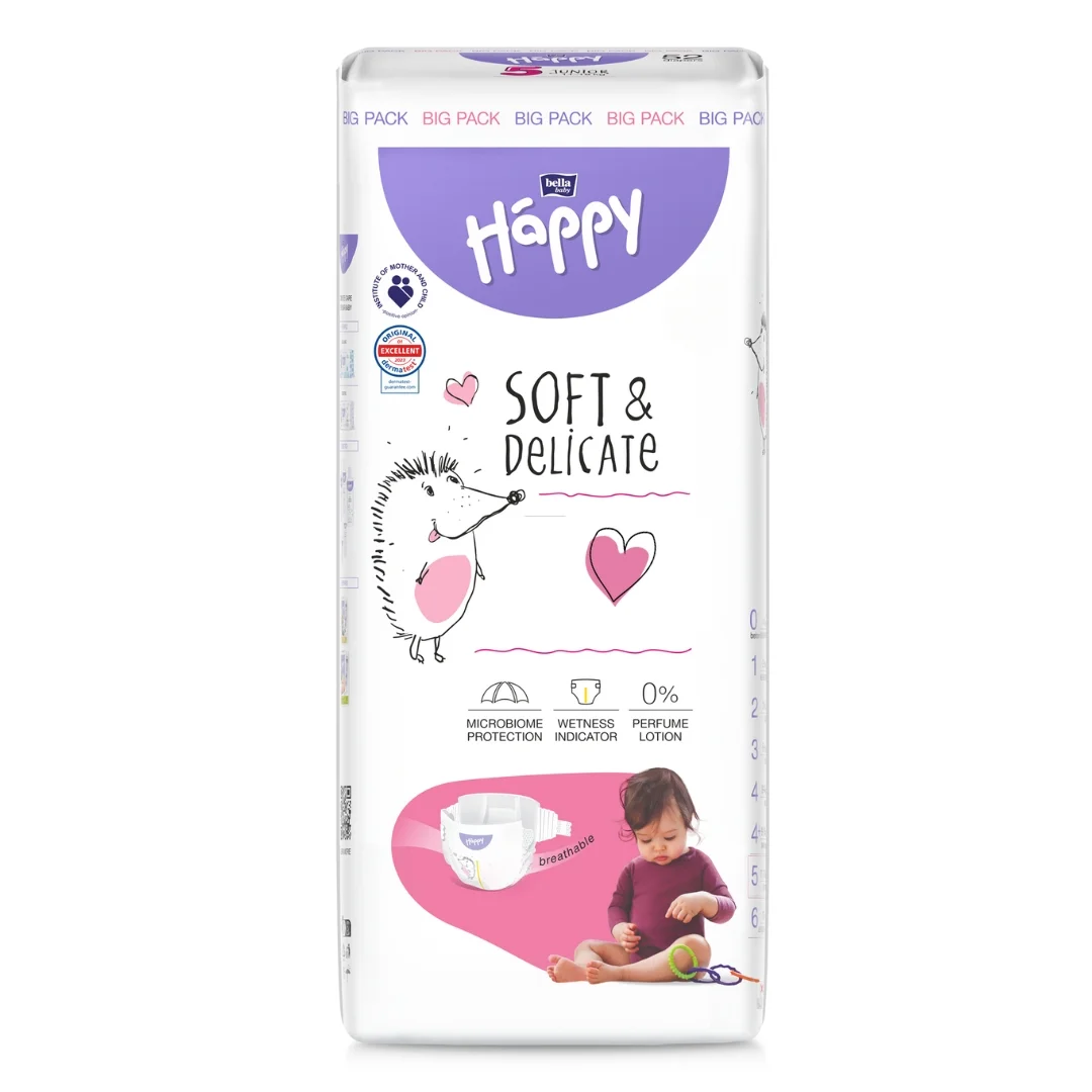 bella baby Happy Windeln soft & delicate BIG PACK in den Größen 1-6