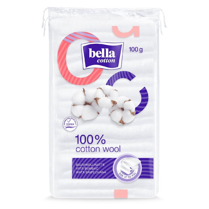 bella cotton Baumwollwatte 100g