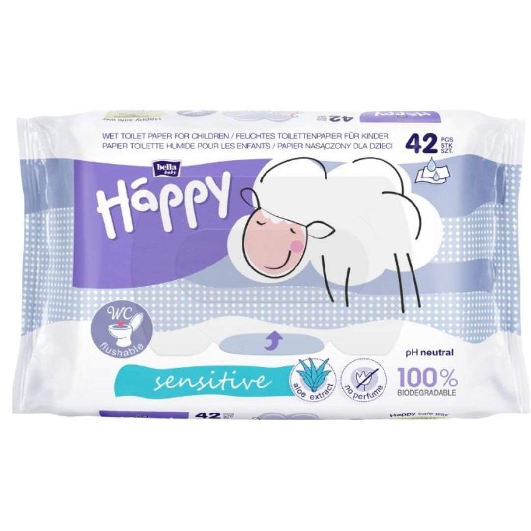 bella baby Happy feuchtes Toilettenpapier Sensitive 42 Stück