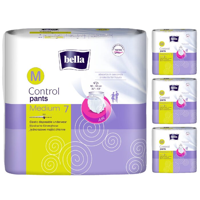 bella Control Inkontinenz Pants Medium 7 Stück im 4er Pack