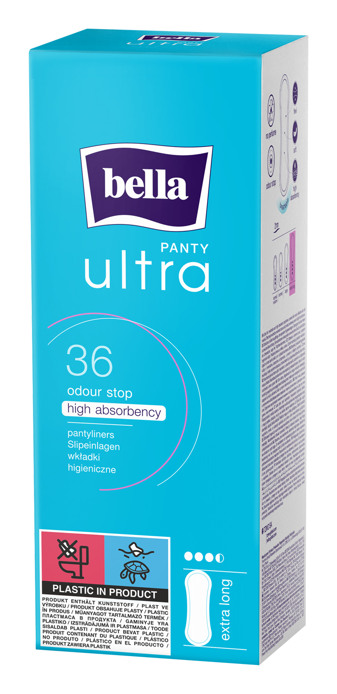 bella Panty Slipeinlagen Ultra Extra Long ohne Duft 36 Stück