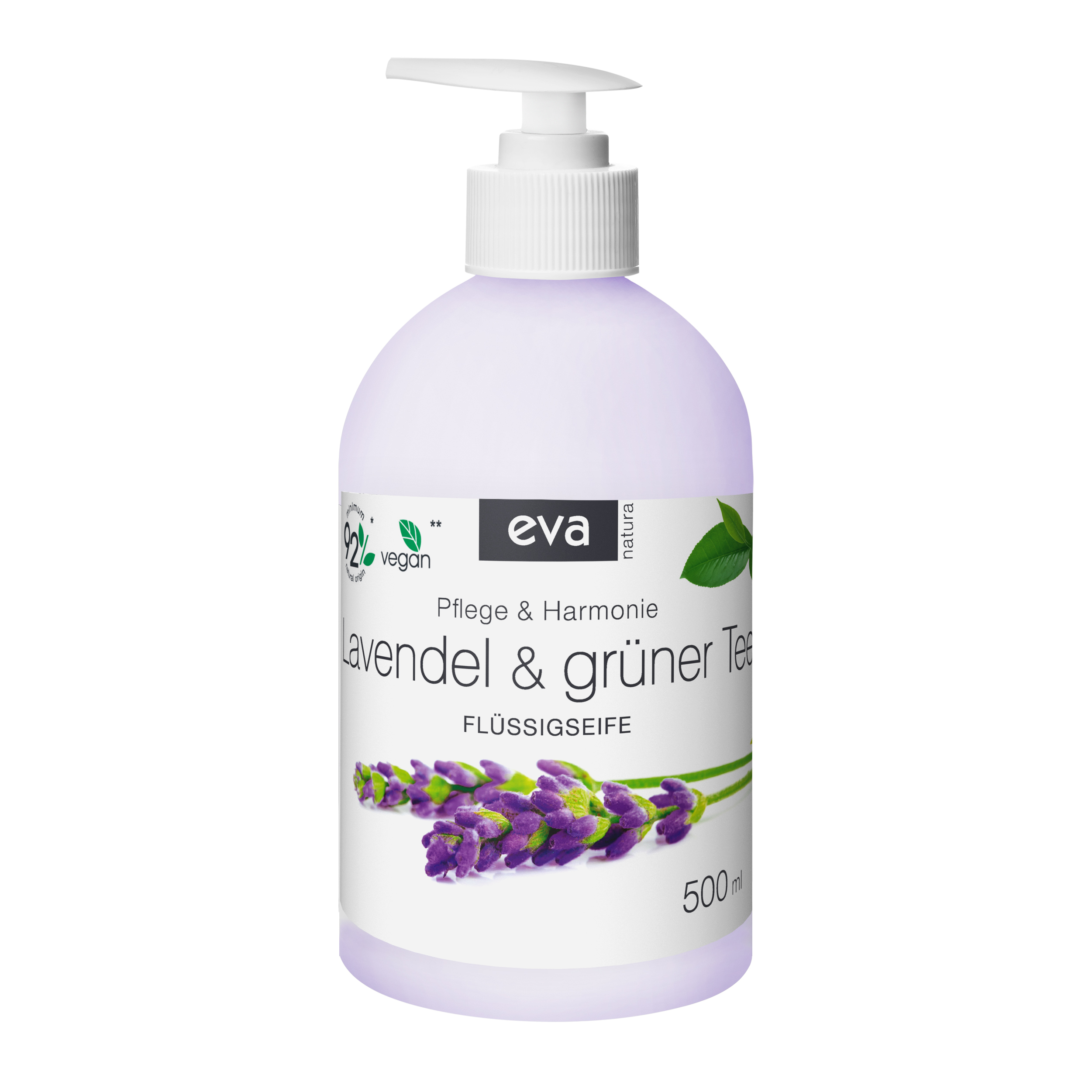 Eva Natura cremige Flüssigseife Lavendel und grüner Tee 500 ml