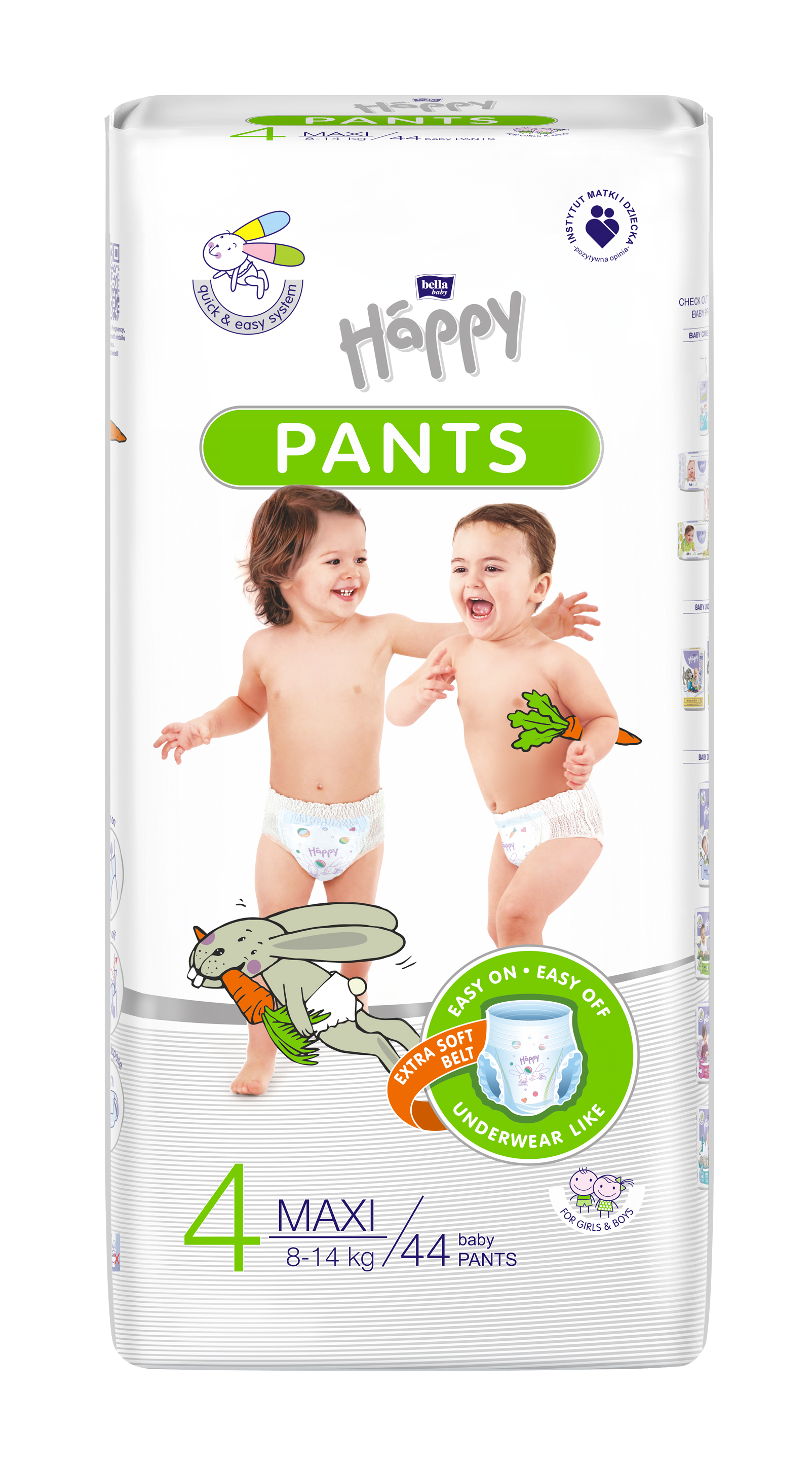 bella baby Happy Pants Gr.4 Maxi 8-14 kg 44 Stück