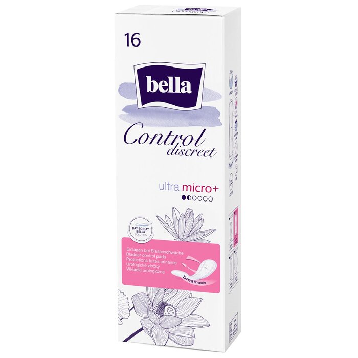 bella Control Discreet Inkontinenz-Einlagen Ultra Micro Plus 16 Stück