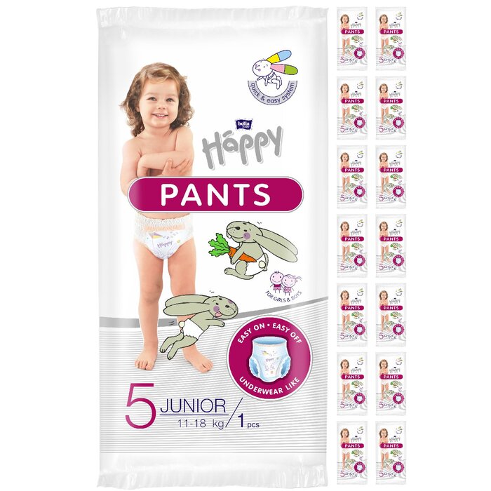 bella baby Happy Pants Gr.5 Junior 11-18 kg 1 Stück 15er Pack