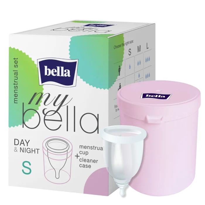 my bella Menstruationstasse mit Box Größe S