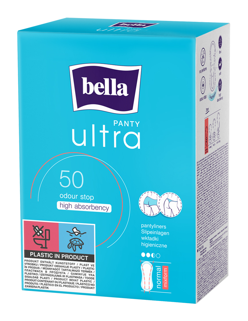 bella Panty Slipeinlagen Ultra Normal MixForm ohne Duft 50 Stück