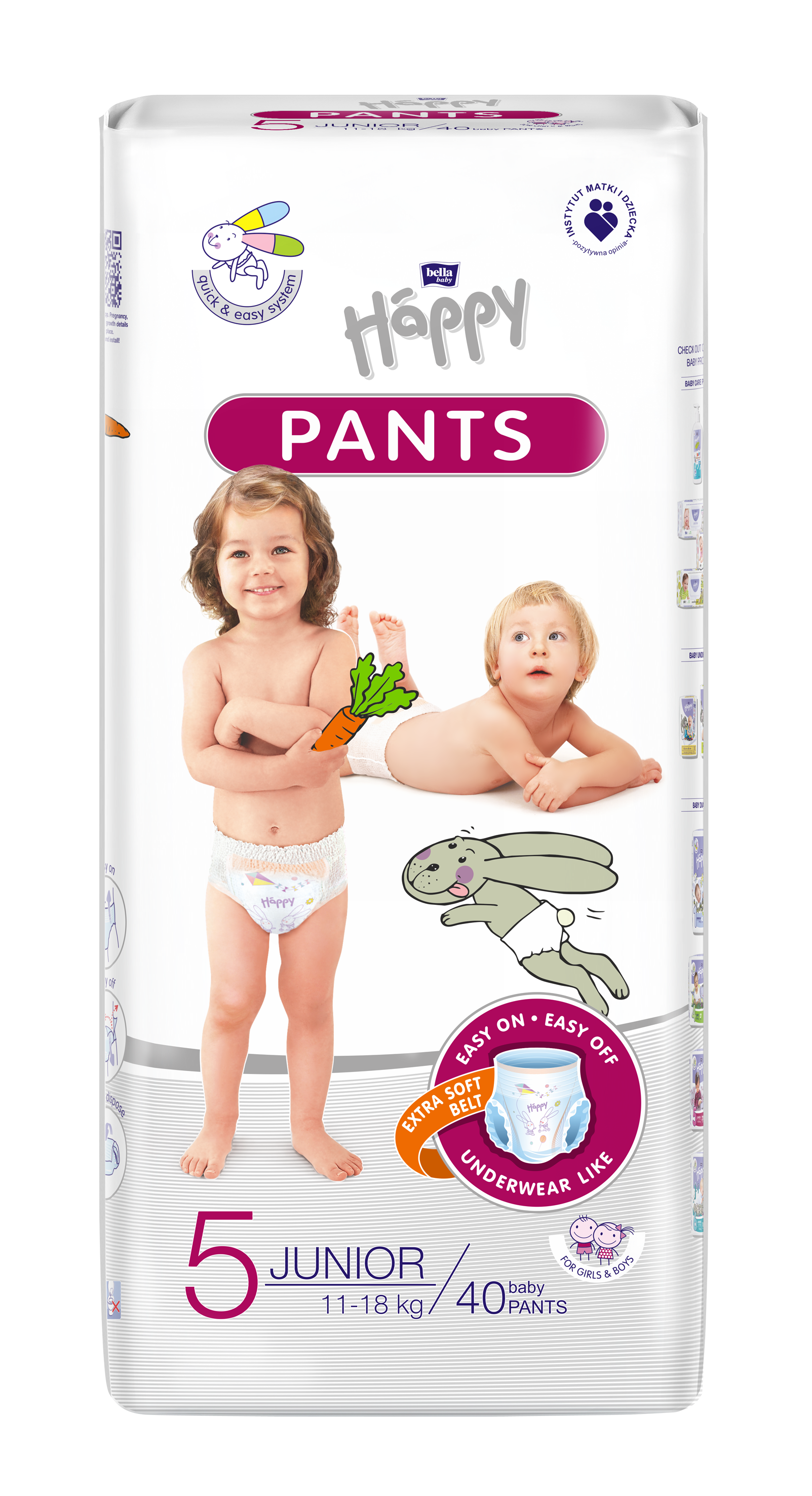 bella baby Happy Pants Gr.5 Junior 11-18 kg 40 Stück