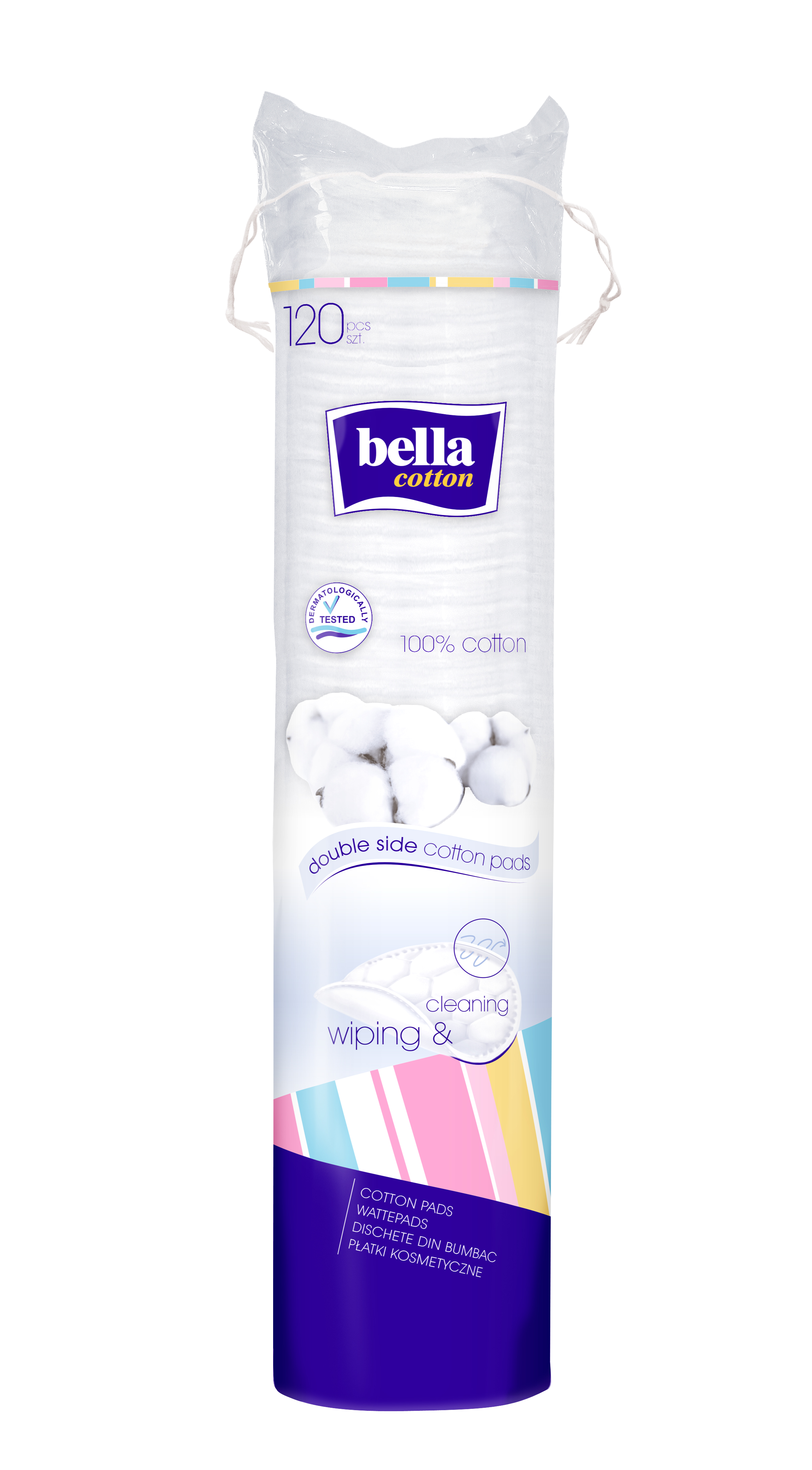 bella cotton Duo-Wattepads 120 Stück