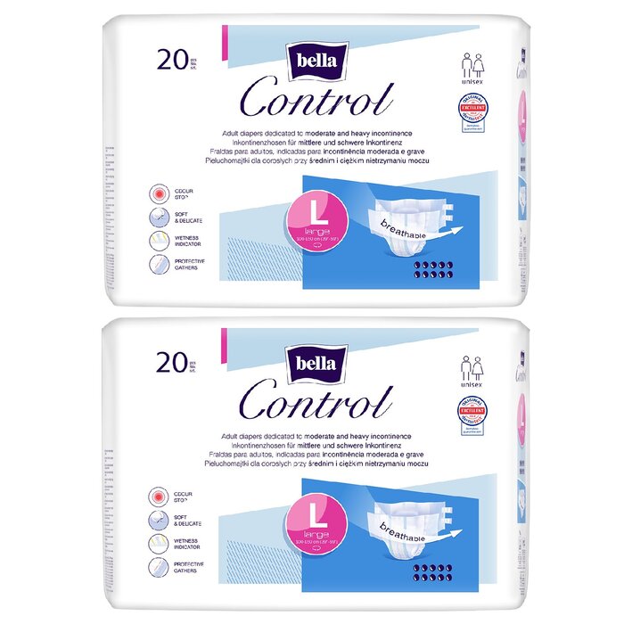 bella Control Slip Large 20 Stück im 2er Pack