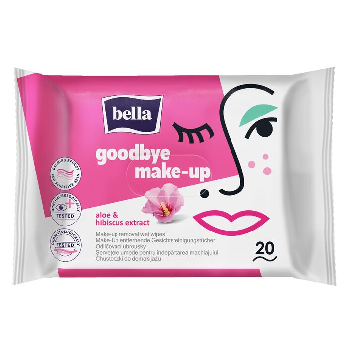 bella goodbye make-up Gesichtsreinigungstücher 20 Stück