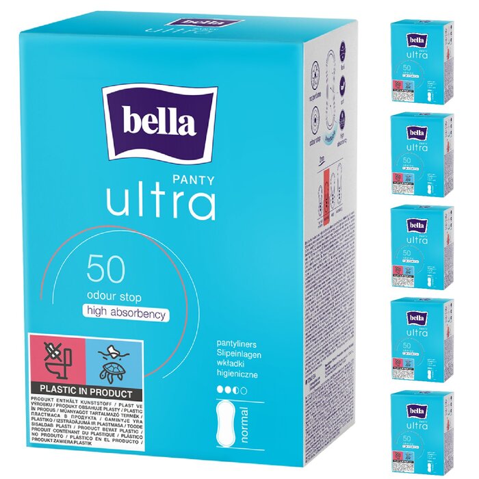 bella Panty Slipeinlagen Ultra Normal 50 Stück 6er Pack