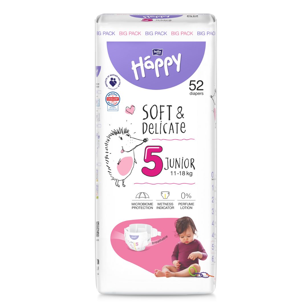 bella baby Happy Windeln Gr.5 Junior 11-18kg BIG PACK 52 Stück