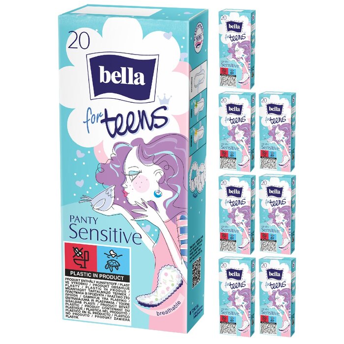 bella for teens Slipeinlagen Sensitive 20 Stück 8er Pack