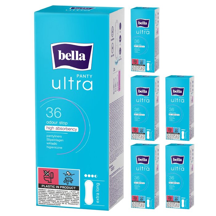 bella Panty Slipeinlagen Ultra Extra Long 36 Stück 6er Pack