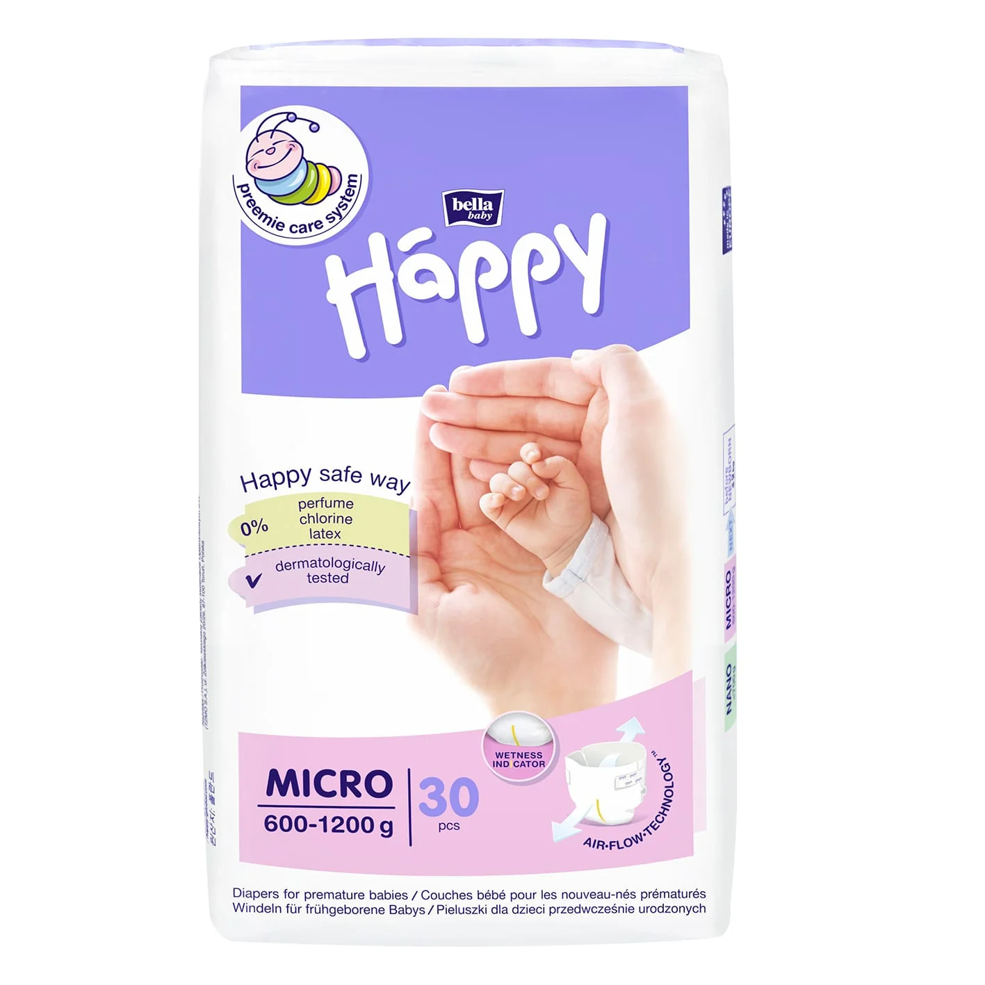 bella baby Happy Windeln Micro 600-1200g 30 Stück