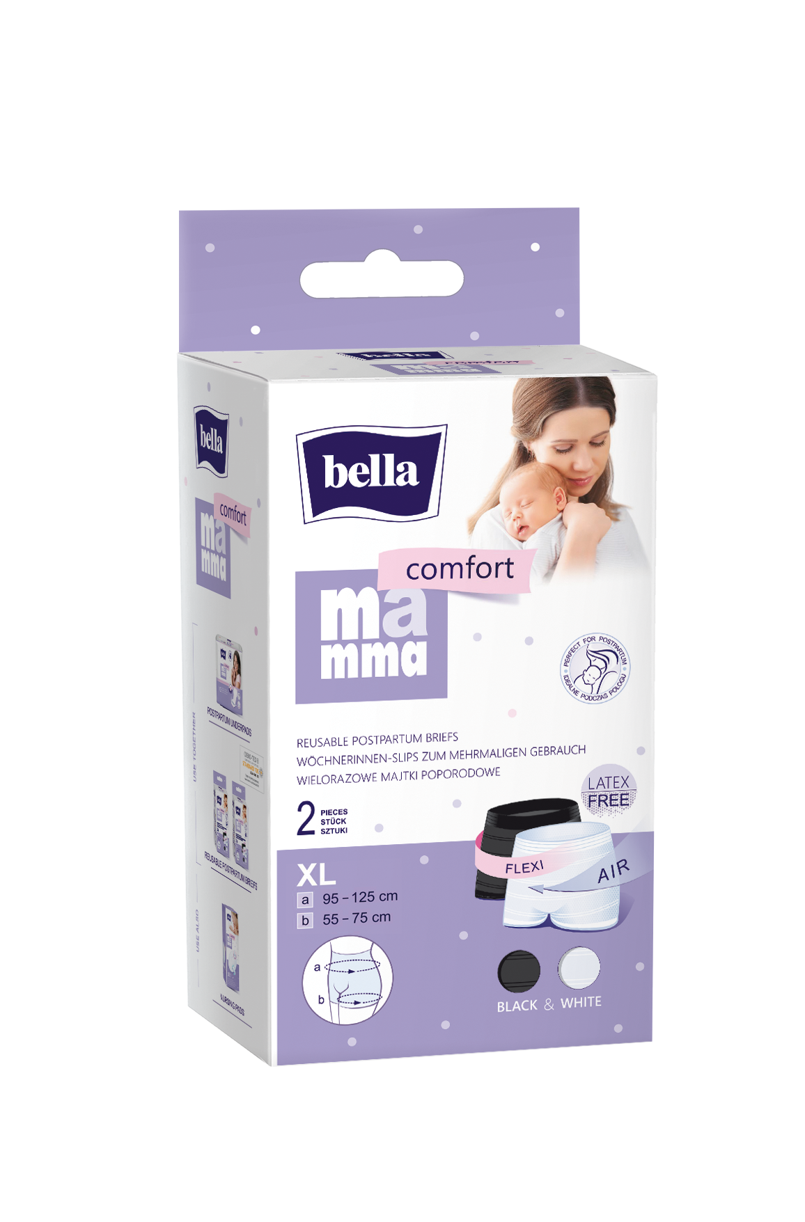 bella Mamma Comfort Wöchnerinnen Slip XL 95 - 125 cm 2 Stück