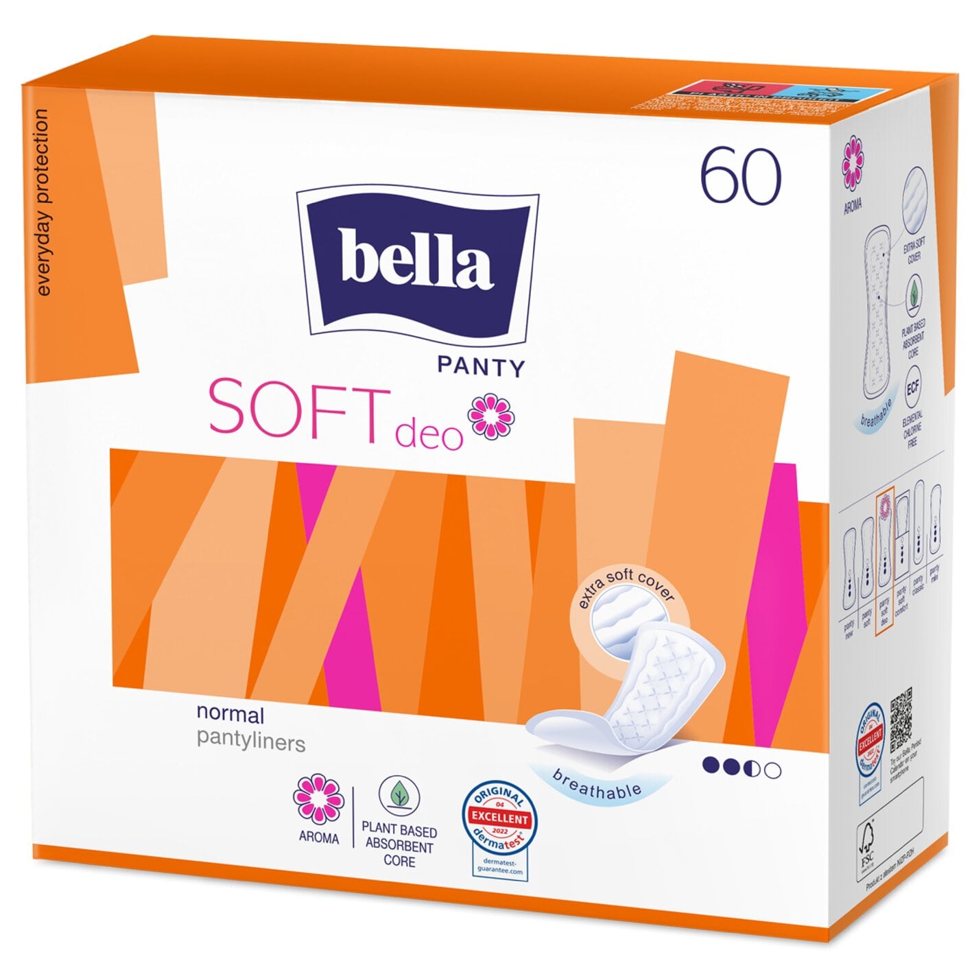 bella Panty Slipeinlagen Soft Deo 60 Stück