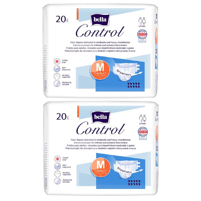 bella Control Slip Medium 20 Stück im 2er Pack