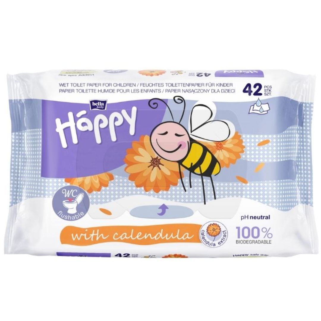 bella baby Happy feuchtes Toilettenpapier Calendula 42 Stück