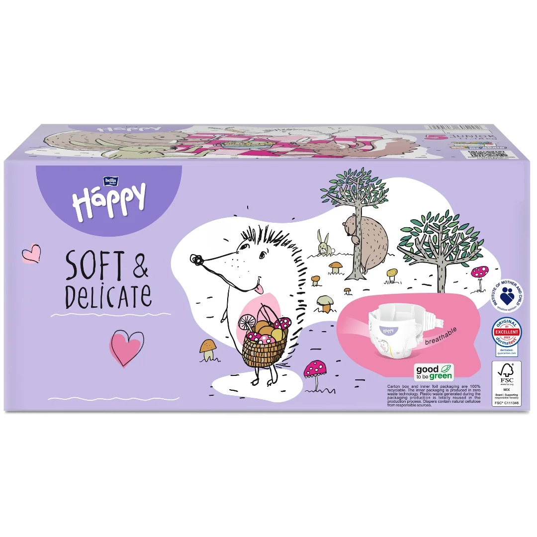 bella baby Happy Box Windeln soft & delicate in den Größen   2-6